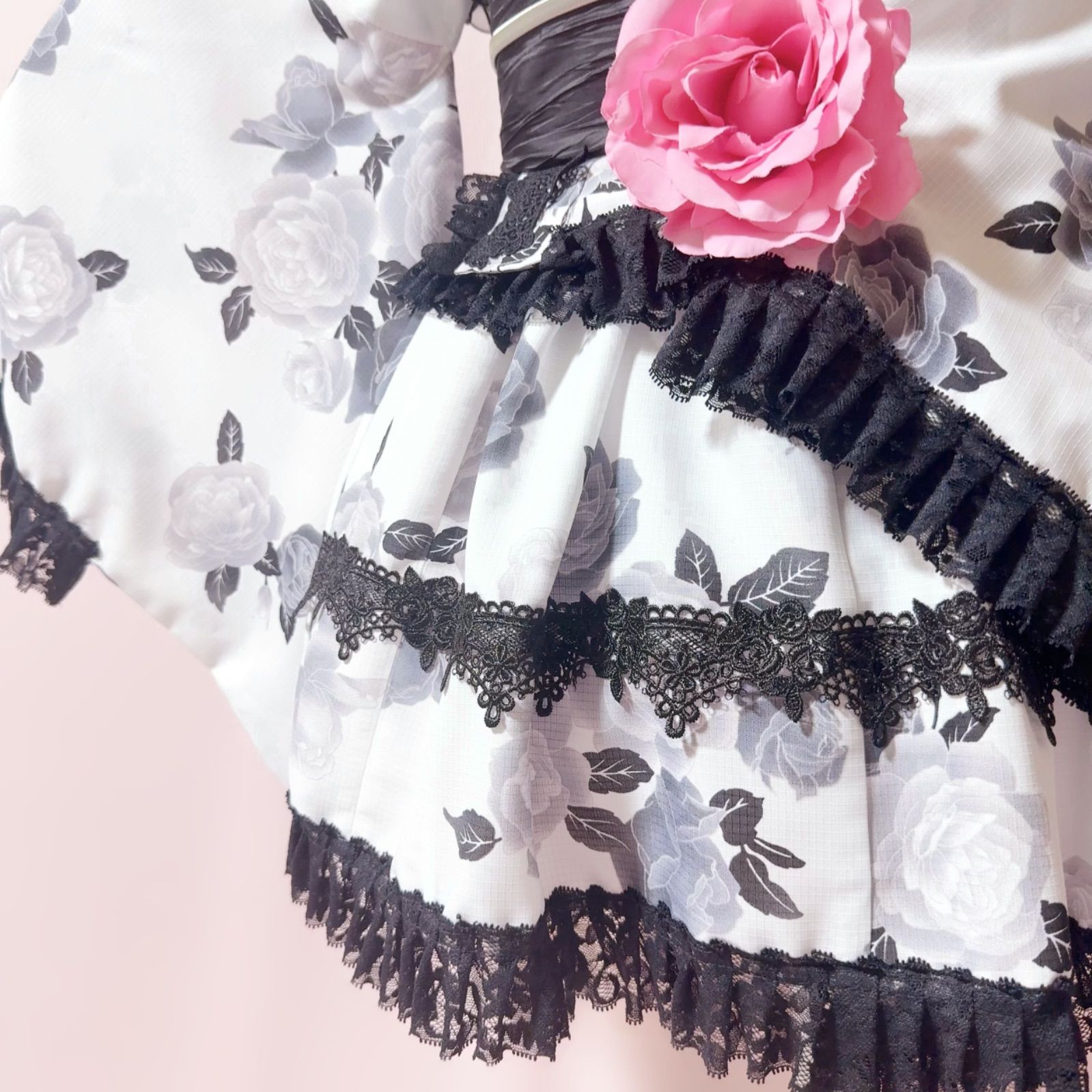 🎀姫浴衣🎀 セパレート浴衣ドレス 地雷系 量産型 姫ギャル 共布2WAY