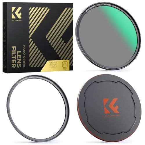 K&F CONCEPT 49mm マグネットND8+レンズキャップセット 磁気吸着 装着便利 光学ガラス 低い反射率 28層ナノコーティング 超薄型 撥水防汚キズ防止 風景撮影のレンズフィルター アダプターリング付属【メーカー直営店】t bd862ea0