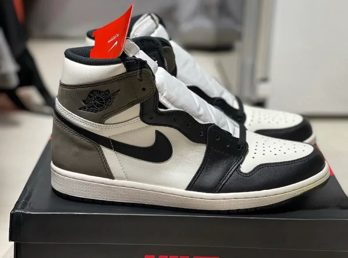285 NIKE ジョーダン1 ハイ OG ブラック モカ 新品