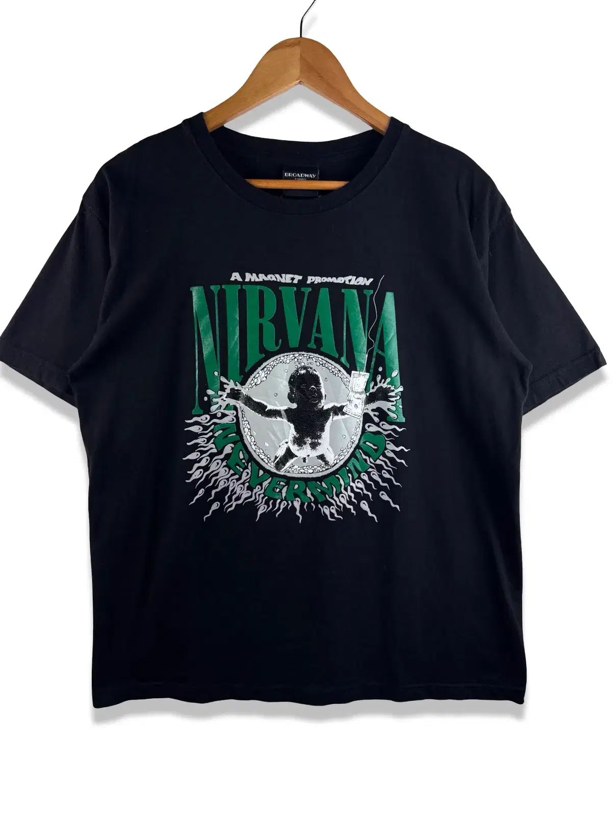 NIRVANA(ニルヴァーナ) Nevermind グラフィック バンド Tシャツ 4562