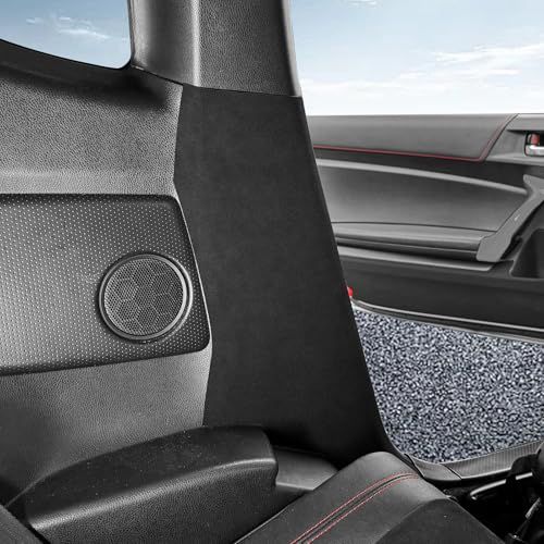 KUNGKIC 2012-2020 トヨタ 86 GT86 ZN6 スバル BRZ ZD6 専用 Bピラーマット Bピラー プロテクター キズ 汚れ 防止 シートステッカー インテリア 保護 カバー 内装 車内グッズ アクセサリー スエード f000a11d