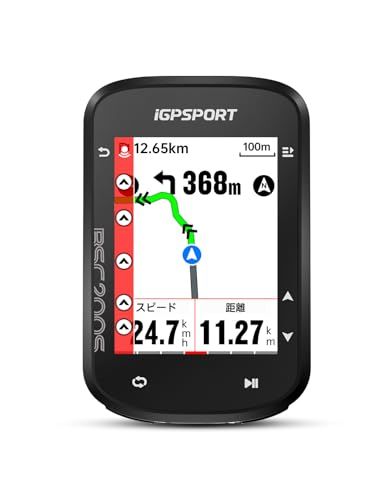 iGPSPORT BSC200S サイクルコンピュータ サイコン GPS ナビ付き 2.4インチカラー液晶 ルートナビ対応 ケイデンス・スピードセンサー・パワーメーター対応 Bluetooth5.0 ANT+ レーダーテールライト対応 100 4497896d