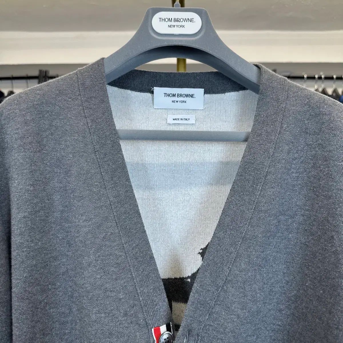 ほぼ新品 Thom Browne トム・ブラウン ミラノステッチ カーディガン