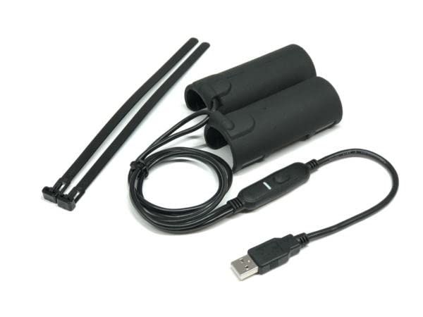 N◆OPMID製 クリップグリップヒーター USB接続 5V2A/コントローラー付き 適合：クロスカブ110(JA45)