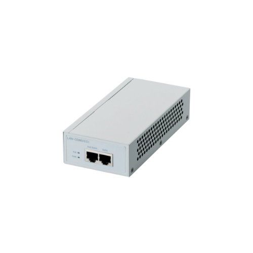 ロジテック PoEインジェクター ギガビット 802.3af対応 耐熱50度 金属