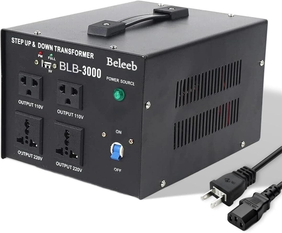 3000W 変圧器 ac 100v/110v to 220v-240v
