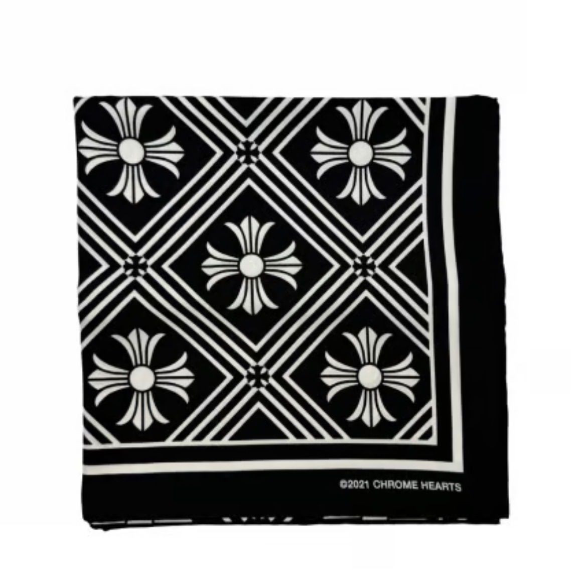 Chrome Hearts クロムハーツ シルク Math Plus スカーフ - メルカリ
