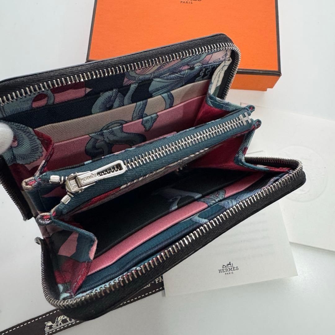美品】 508 エルメス アザップ シルクイン 財布 コンパクト - メルカリ