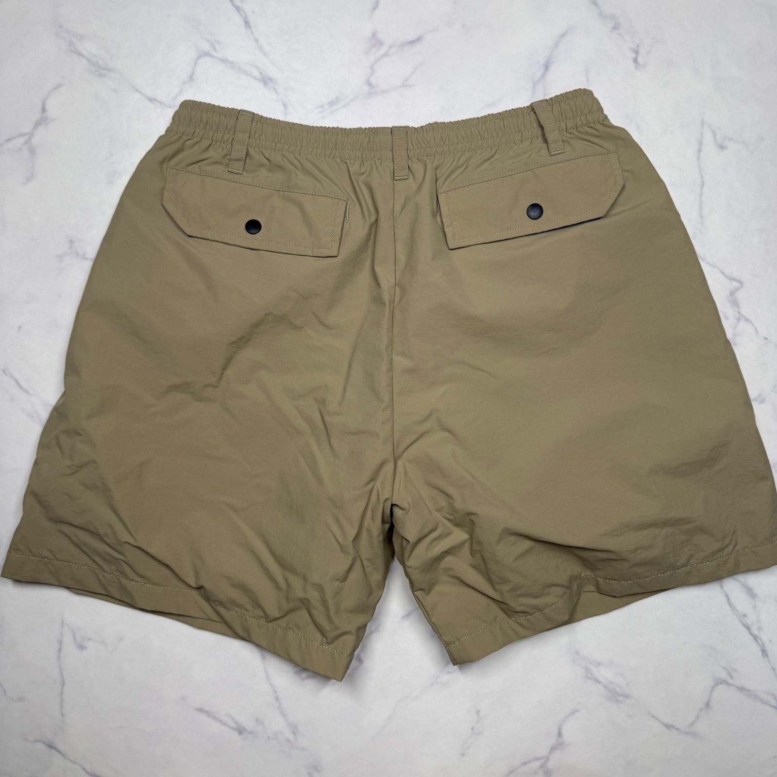 美品 NO COFFEE NO GOLF ショートパンツ ベージュ メンズ XS ナイロン