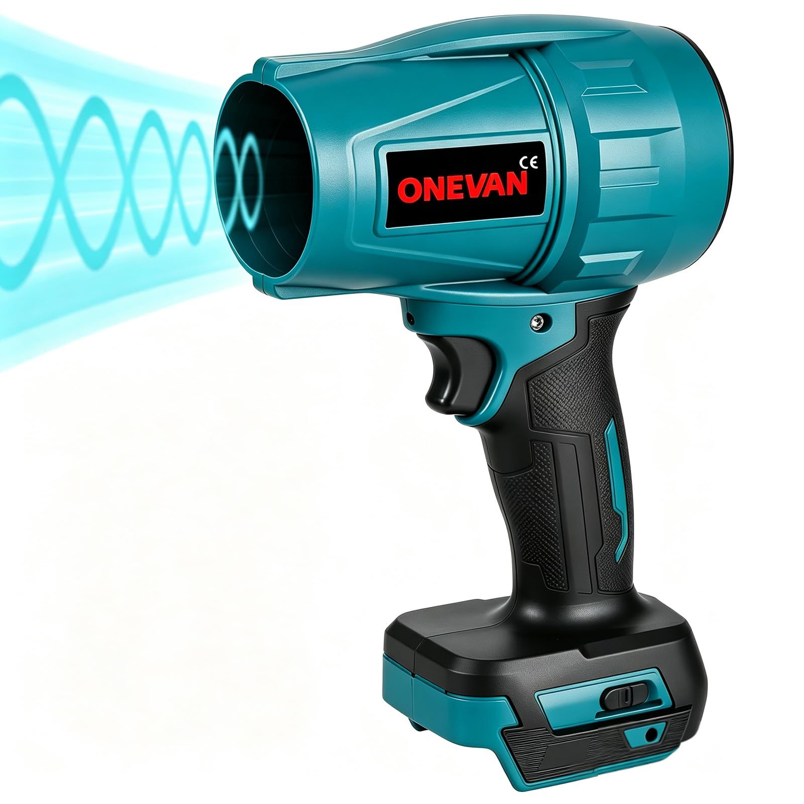ONEVAN ブロワー エアダスター 電気エアダスター 60m/s 超強力 120000rpm ジェットドライブロワー ターボジェットファン ブロワー ジェットドライブロワー 高速回転 高耐損性 高温耐性 長持ち コードレス 機械掃除/キーボ 92aa4232