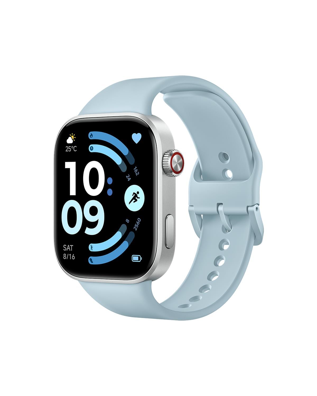 Xiaomi スマートウォッチ Redmi Watch 6 2.07インチ有機EL GPS/GNSS搭載 Bluetooth通話対応 24日間バッテリー 薄型軽量 24時間モニタリング 女性健康管理 録音機能 スポーツモード [グレイシャーブルー] [普通]