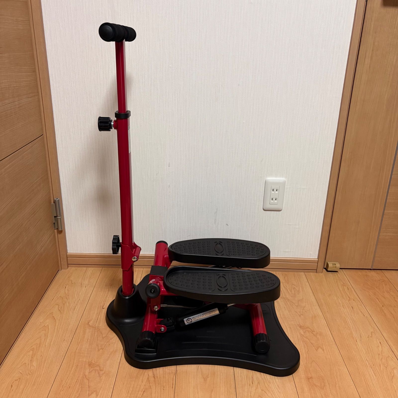ナイスデイ NICE DAY 健康ステッパー 専用ハンドル付 レッド 赤 - メルカリ