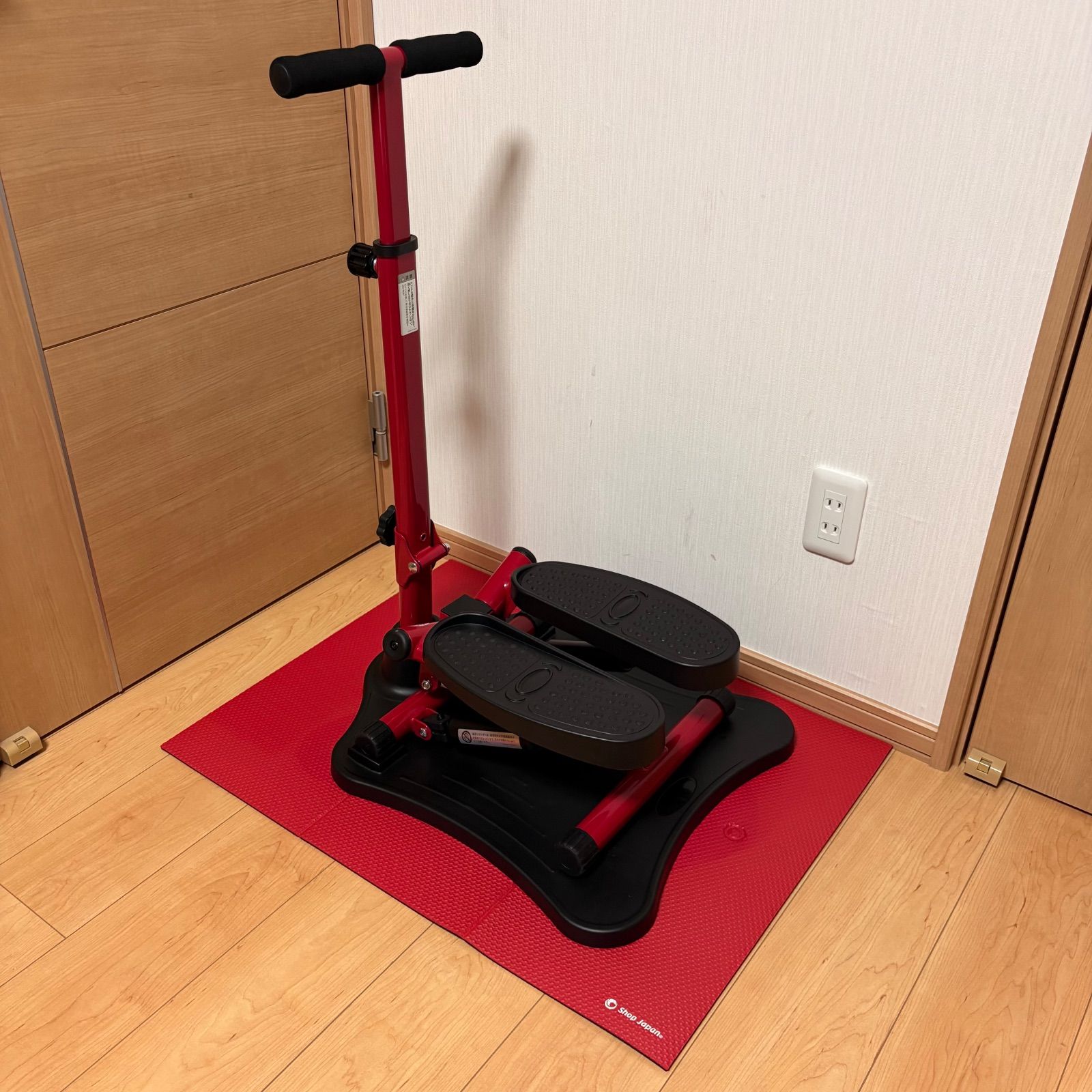 ナイスデイ NICE DAY 健康ステッパー 専用ハンドル付 レッド 赤 - メルカリ