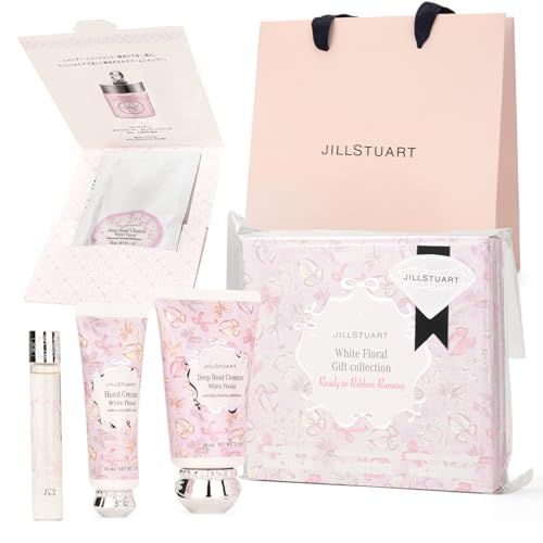【国内正規品・サンプル付き】JILL STUART ジルスチュアート ホワイトフローラル ギフトコレクション レディートゥリボンランウェイ ギフトセット ディープ ヘッドクレンズ ホワイトフローラル 化粧品 コスメ 母の日 クリスマス 誕生日 ホワイト送料無料 6,978円
