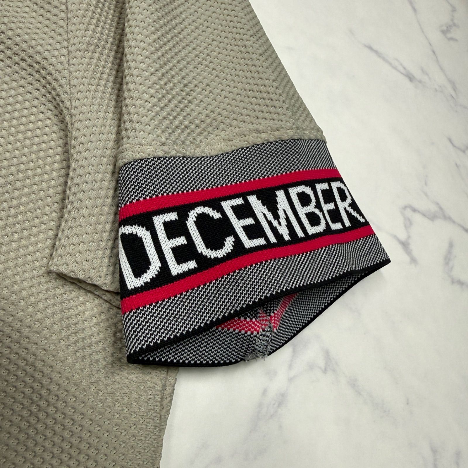 美品 DECEMBERMAY ディセンバーメイ モックネック 半袖シャツ ベージュ