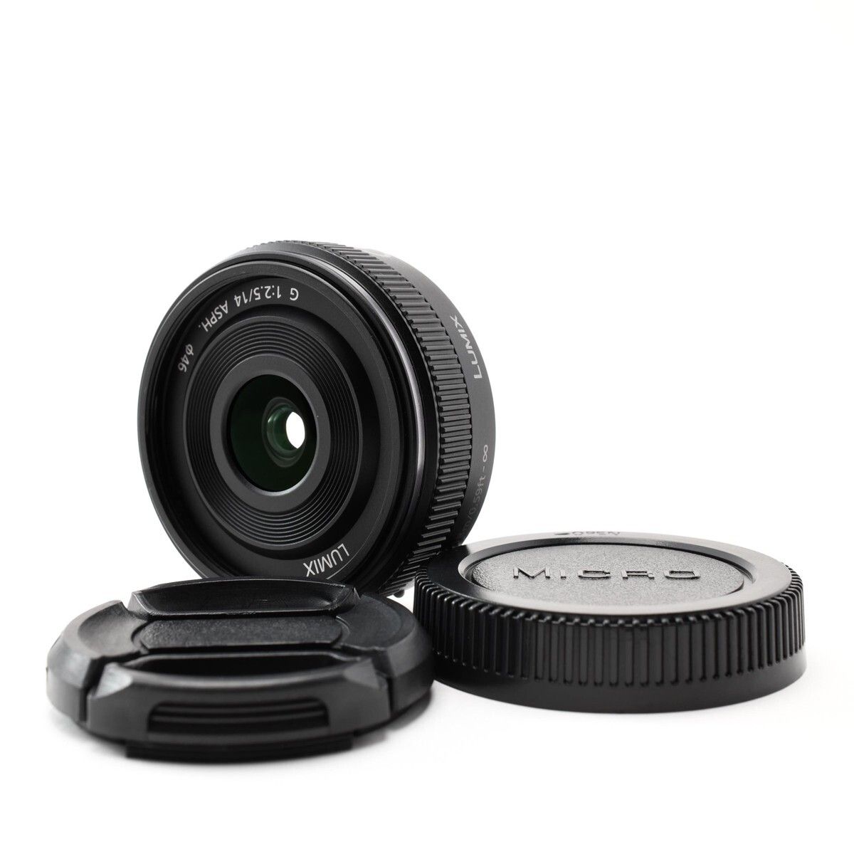 1494＜良品＞パナソニック Panasonic LUMIX G 14mm/F2.5 ASPH. ブラック H-H014A-K
