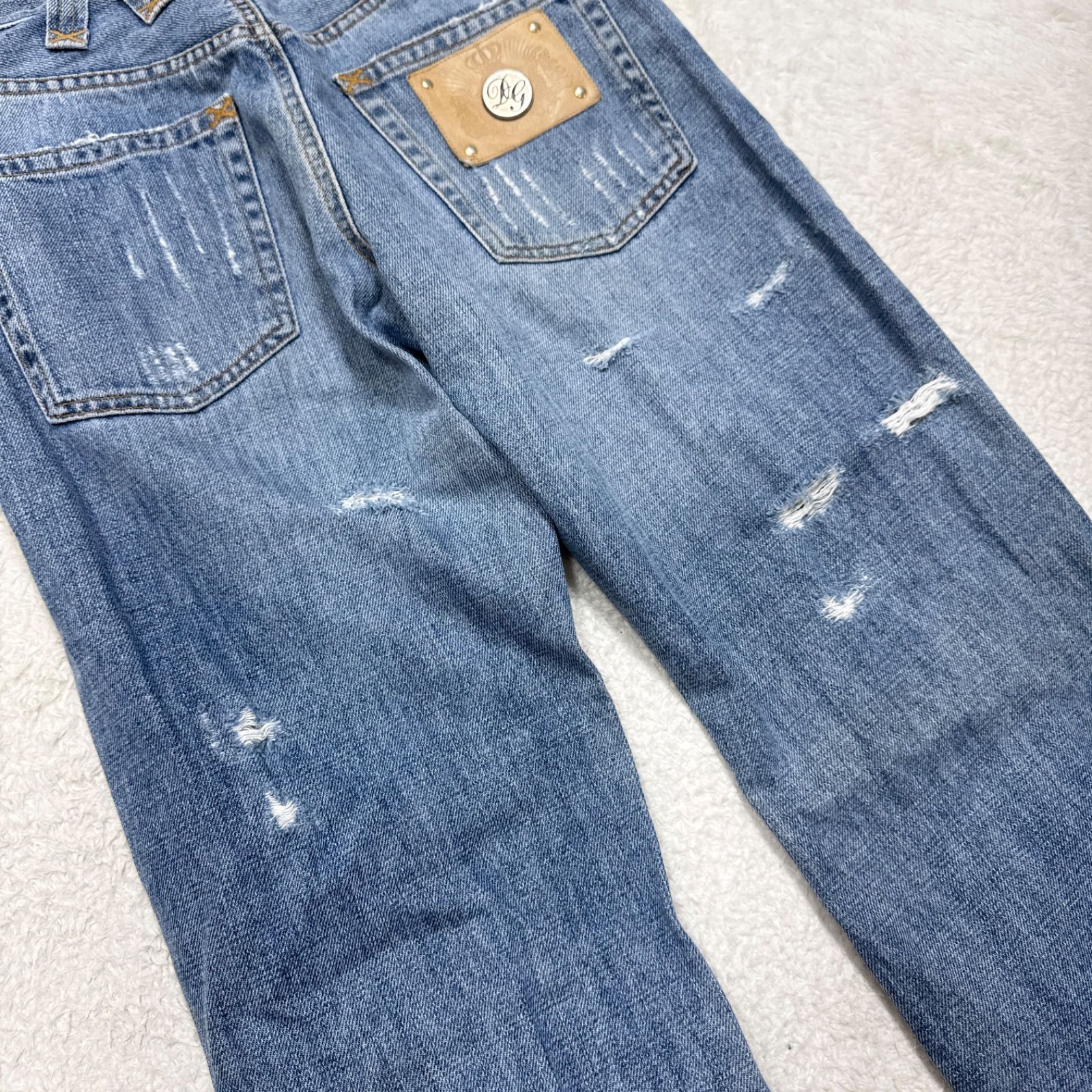 Dolce & Gabbana クラッシュリペアジーンズ ドルチェアンドガッバーナ 