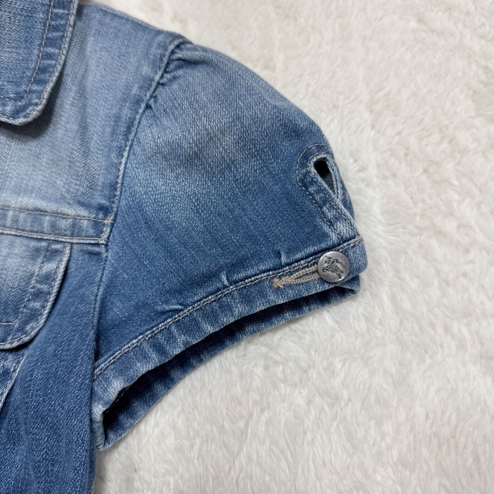 BURBERRY BLUE LABEL バーバリーブルーレーベル デニム ミニ