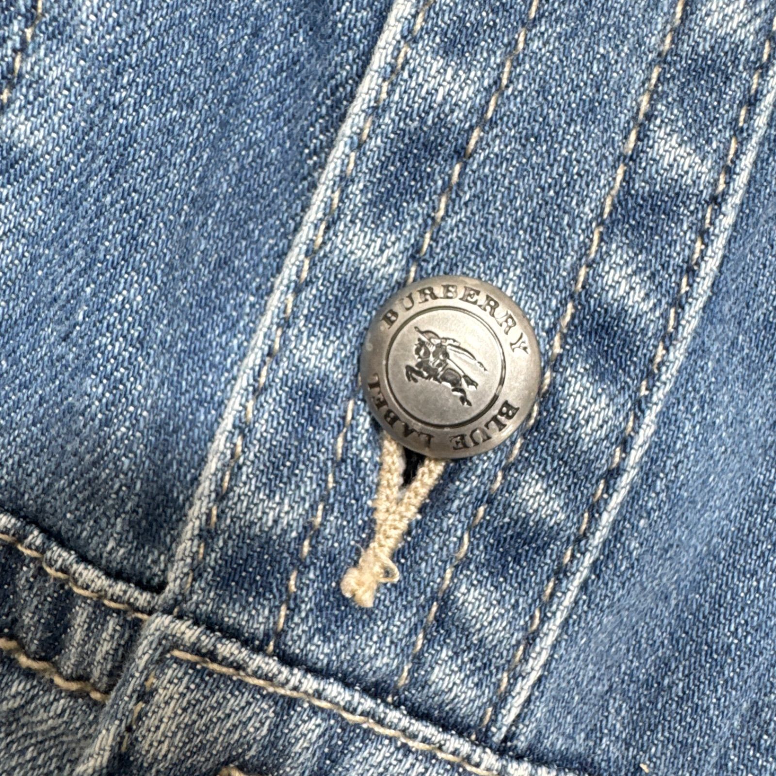 BURBERRY BLUE LABEL バーバリーブルーレーベル デニム ミニ