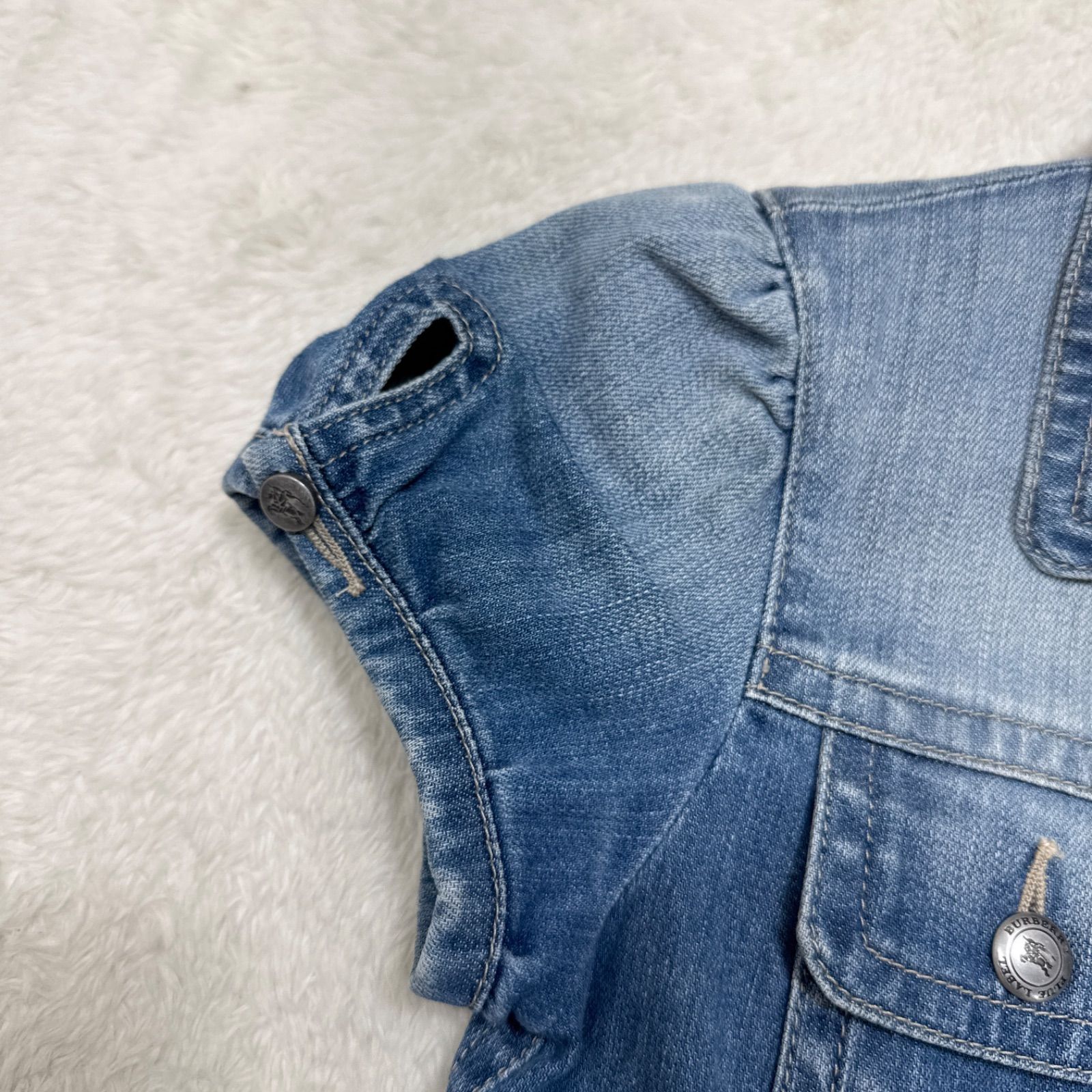 BURBERRY BLUE LABEL バーバリーブルーレーベル デニム ミニ
