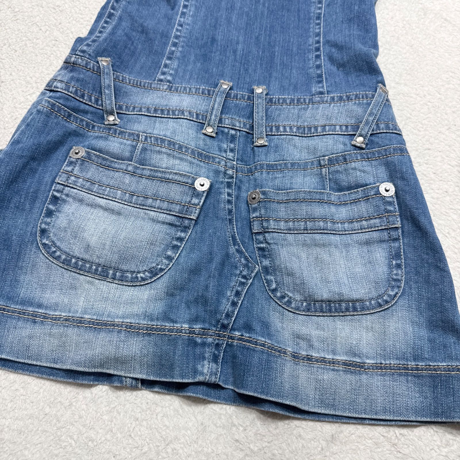 BURBERRY BLUE LABEL バーバリーブルーレーベル デニム ミニ