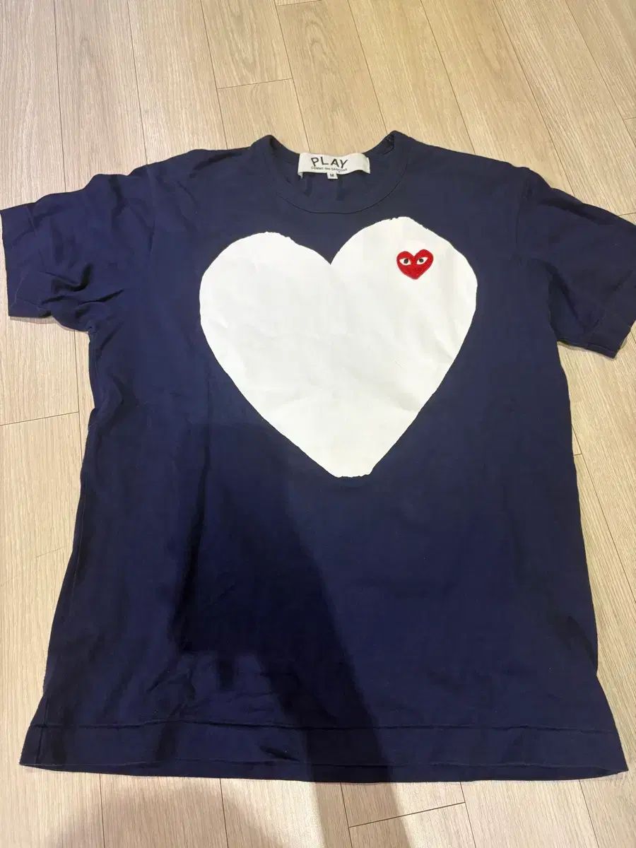 COMME des GARCONS コム・デ・ギャルソン 半袖Tシャツ ネイビー M