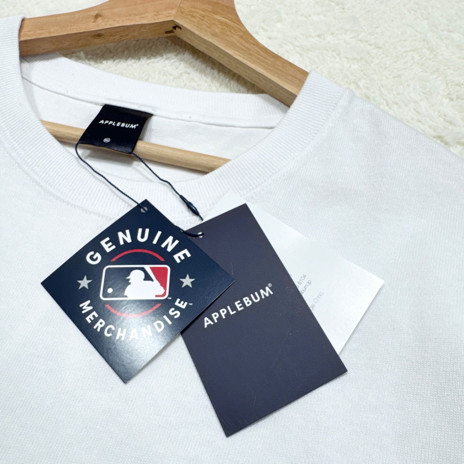 未使用 APPLEBUM アップルバム MLB エイティーズボーイ Tシャツ XXL 白