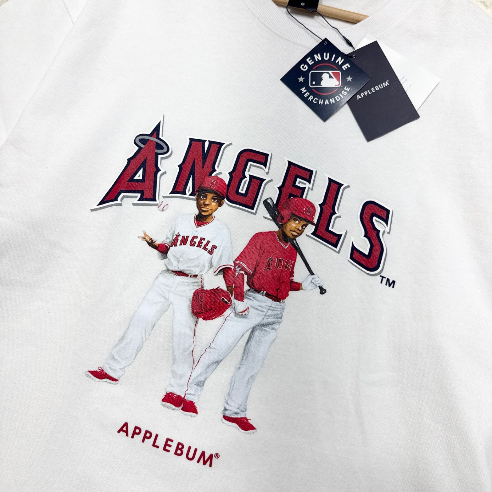 未使用 APPLEBUM アップルバム MLB エイティーズボーイ Tシャツ XXL 白