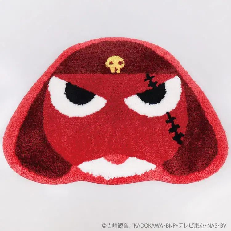 8月 カエル 中尉 ケロロ ぬいぐるみ バスマット ギロロ