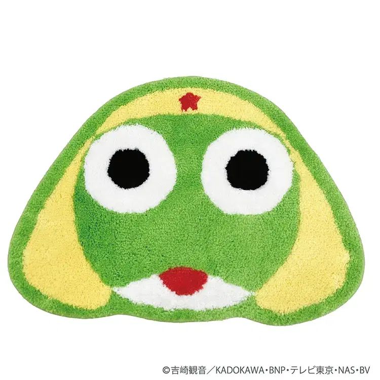 8月 カエル 中佐 ケロロ ムニュぐるみ バスマット ケロロ