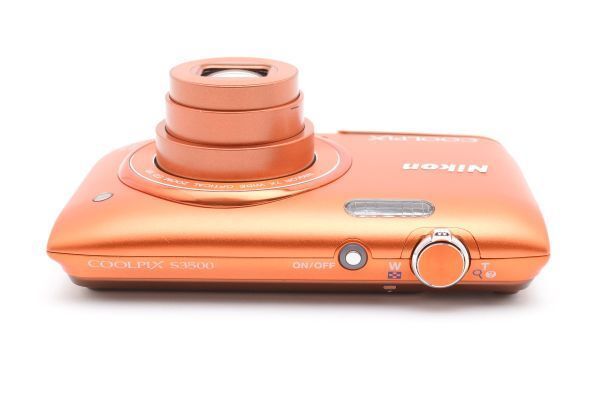 極美品｜Nikon COOLPIX S3500 デジタルカメラ アプリコットオレンジ