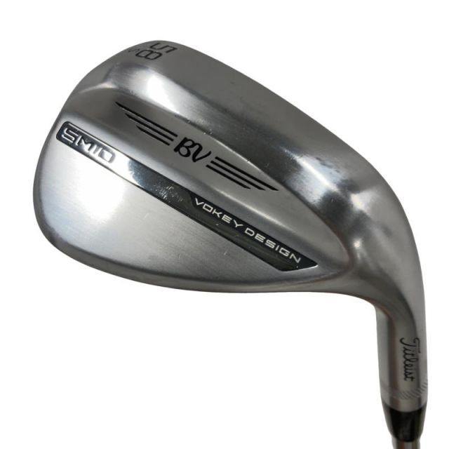 【中古】 タイトリスト VOKEY SPIN MILLED SM10 ツアークロム 58°/10°S ウェッジ WG Dynamic Gold (フレックスS) メンズ 男性用 右利き 右用 Cランク ゴルフクラブ