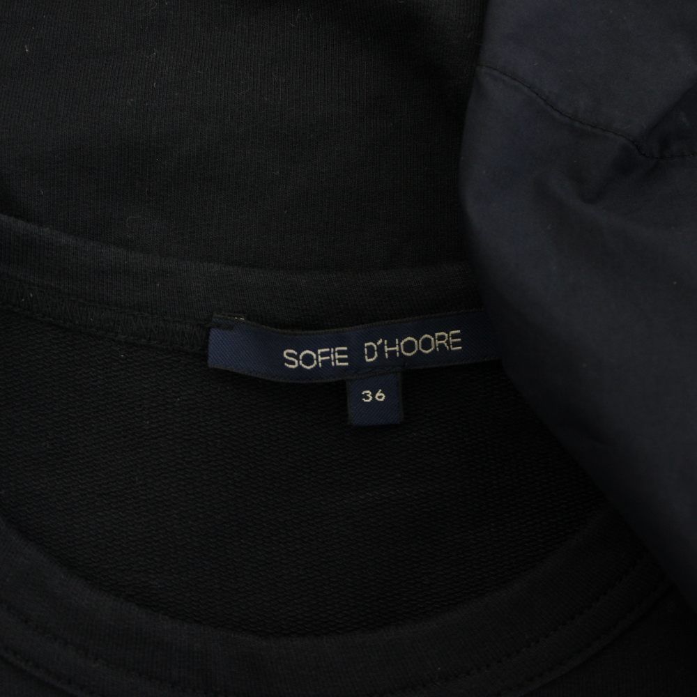 ソフィードール SOFIE D'HOORE カットソー Tシャツ 36 紺 ネイビー 五