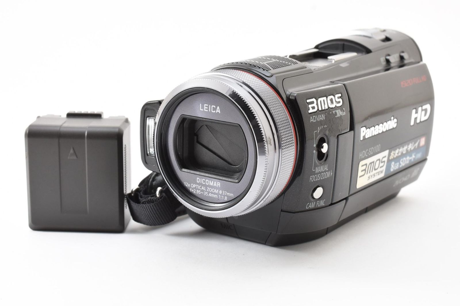 実用光学美品 Panasonic パナソニック HDC-SD100 黒 ブラック ビデオ