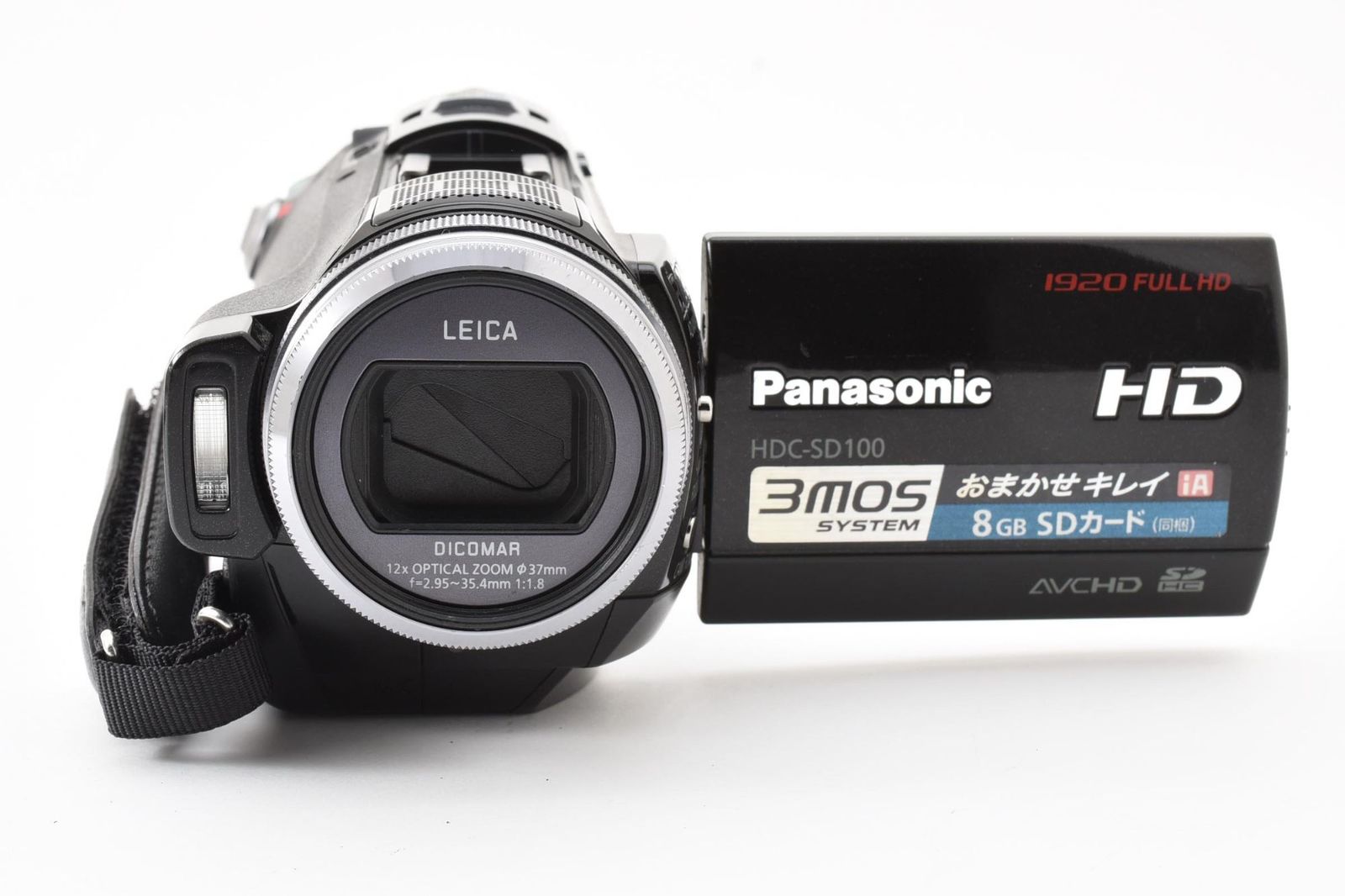 実用光学美品 Panasonic パナソニック HDC-SD100 黒 ブラック ビデオ