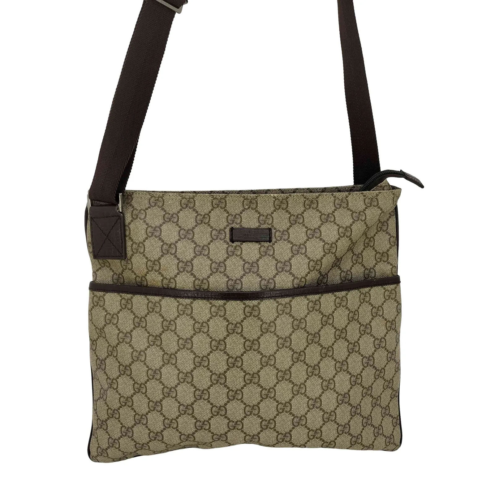 グッチ GGスプリーム ハチ柄 ショルダー無し グッチ GUCCI GGスプリームショルダーバッグ レディース 表記無 (傷や