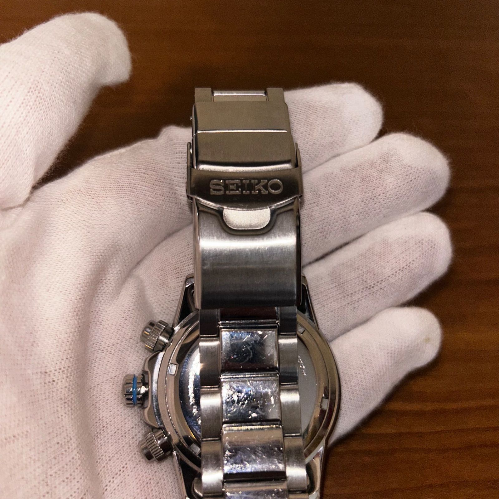 SEIKO PROSPEX ソーラークロノグラフ ダイバーズ V175-0AD0(SSC017