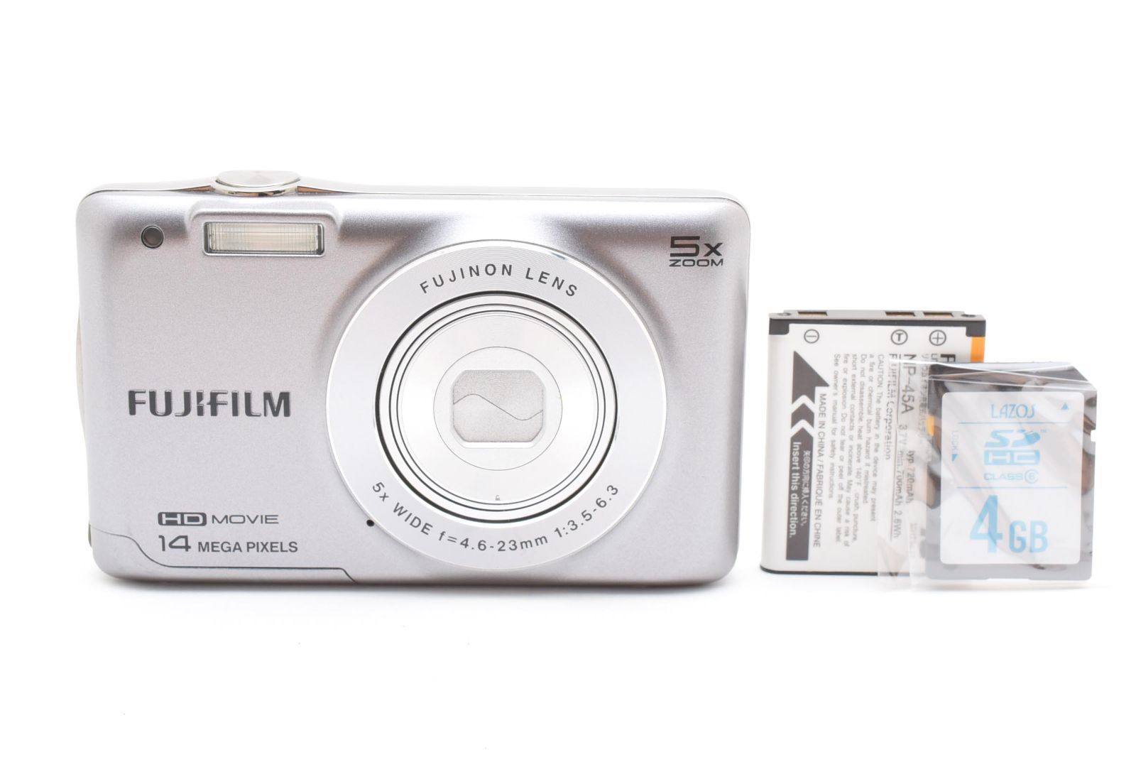 ★動作品★ フジフィルム FUJIFILM FinePix JX600 シルバー 《SDカード付き》#2464