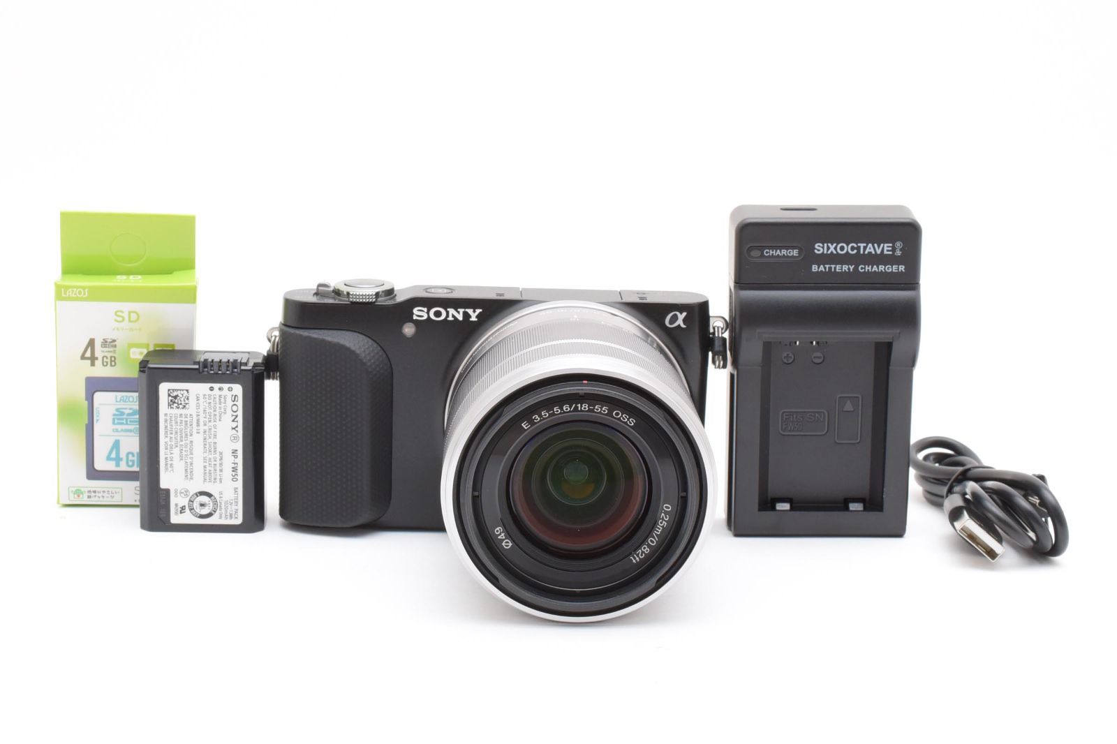 SONY NEX-3N + 18-55mm レンズセット【SDカード付属】 ☆美品☆ 《ショット数 291回》 ソニー SONY α NEX-3N + E 18-55mm F3