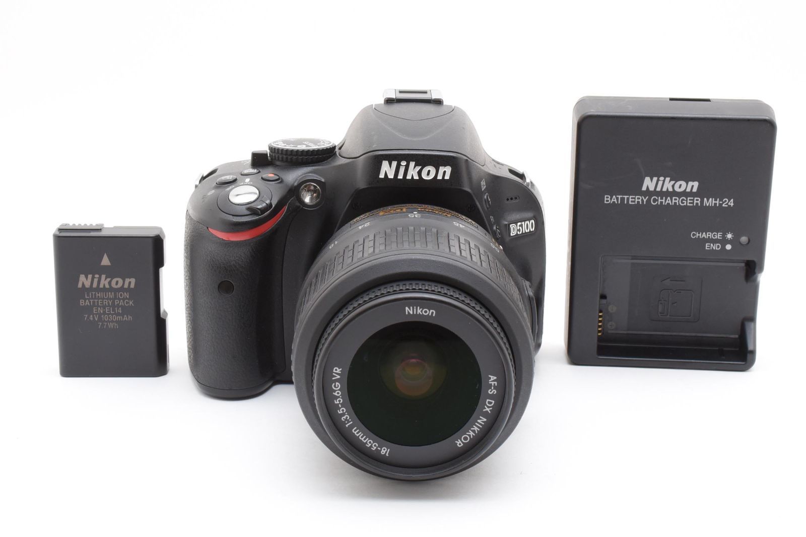 ★美品★ 《ショット数 5480回》 ニコン NIKON D5100 + AF-S DX NIKKOR 18-55mm F3.5-5.6G VR #2494