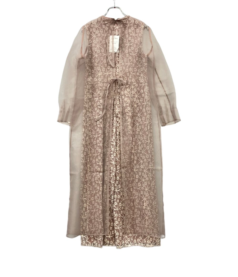 美品 カエン シアーレイヤードオールインワン 100832 レディース SIZE