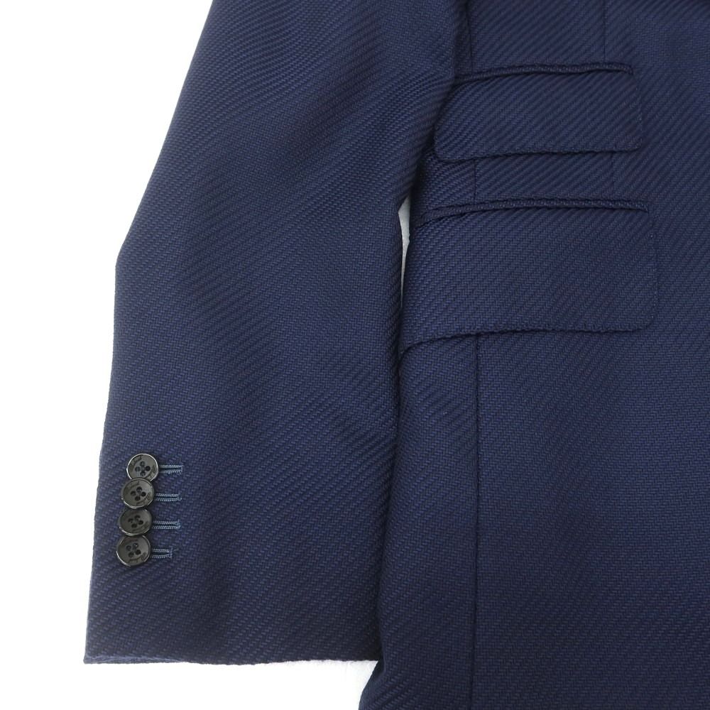 中古】ベルベスト Belvest ウール テーラードジャケット ネイビー