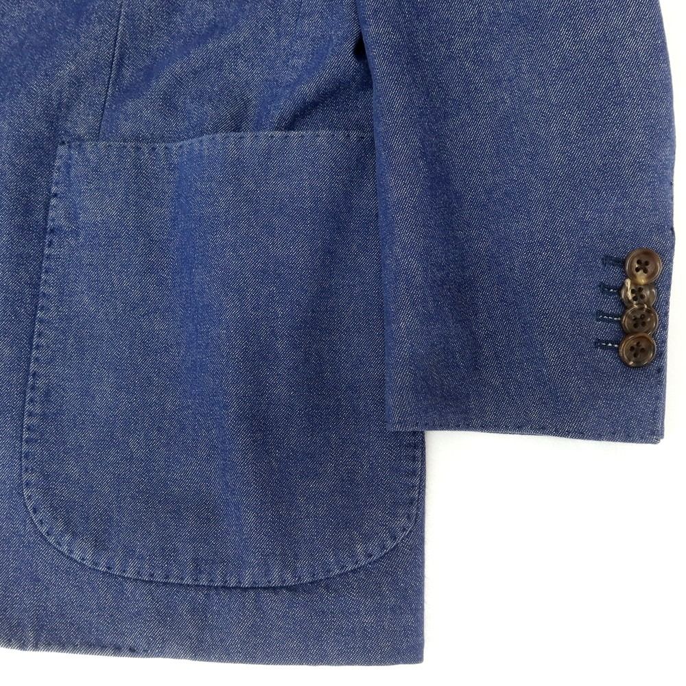 中古】ラルディーニ LARDINI デニム カジュアルジャケット ネイビー