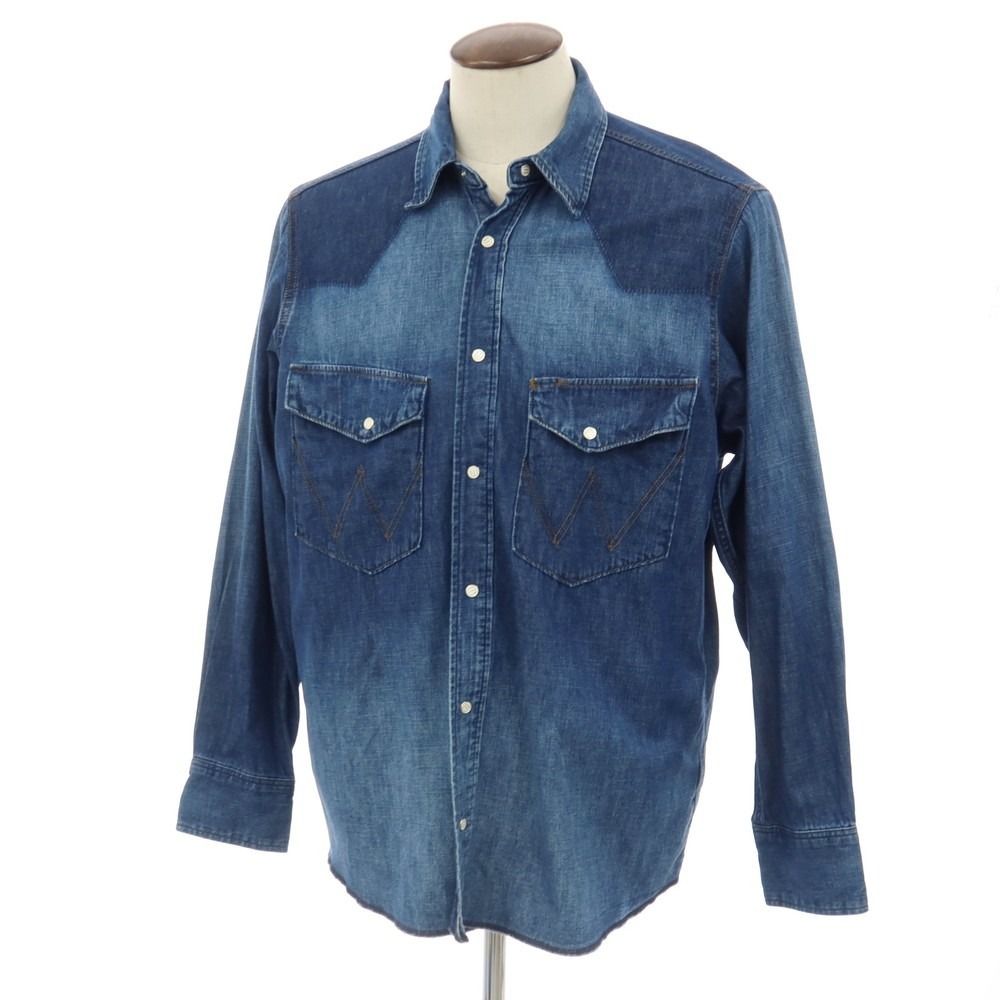 中古】ラングラー Wrangler FOLL別注 コットン デニム ウエスタン