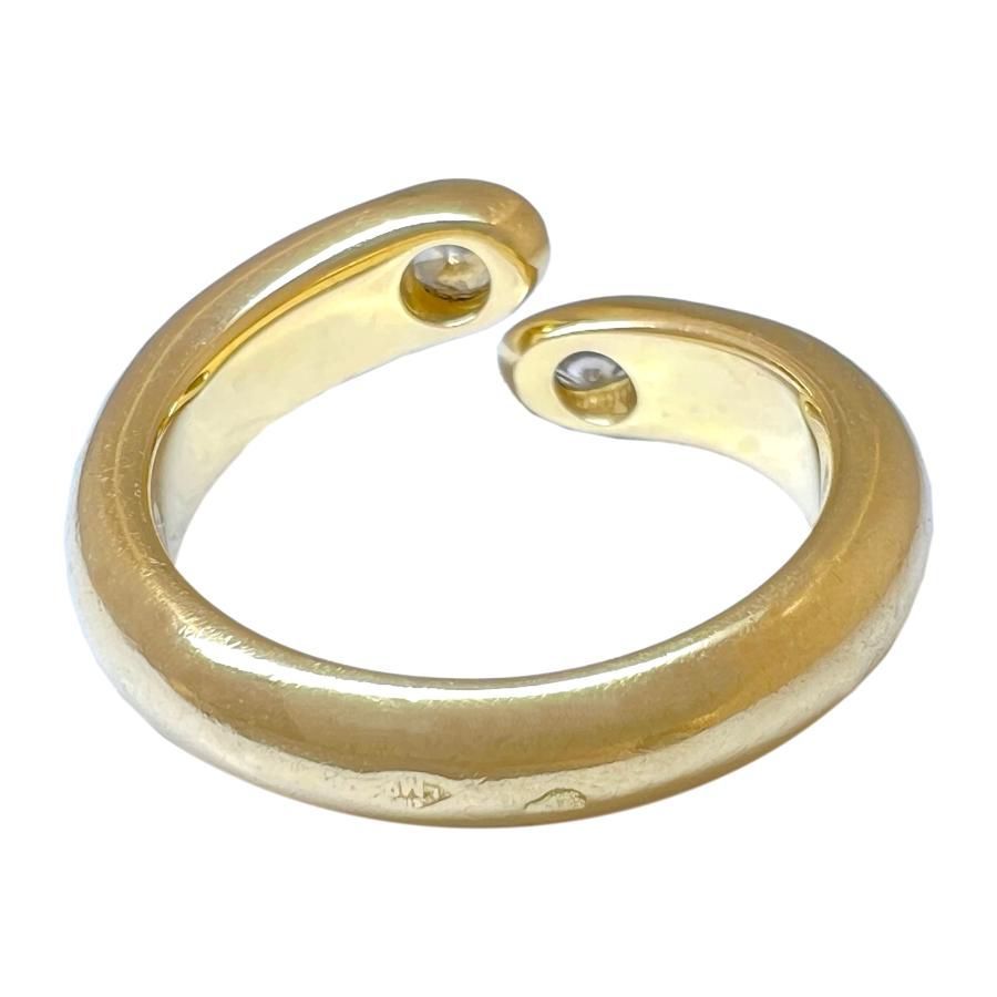 CARTIER カルティエ リング エリプス ドゥ テッド ダイヤ 750 K18 YG