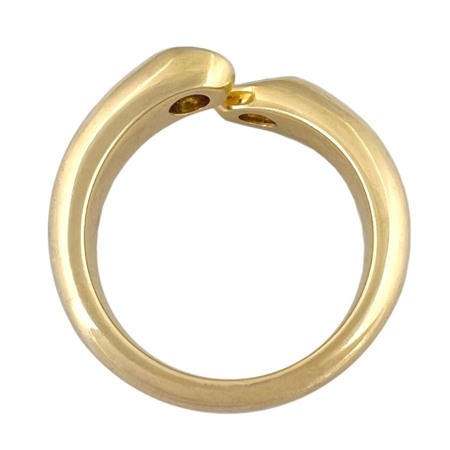 CARTIER カルティエ リング エリプス ドゥ テッド ダイヤ 750 K18 YG