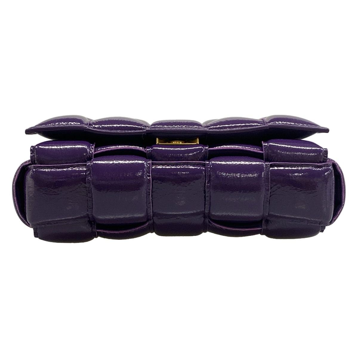 BOTTEGA VENETA(ボッテガヴェネタ) ショルダーバッグ パデッド カセット パープル レザー