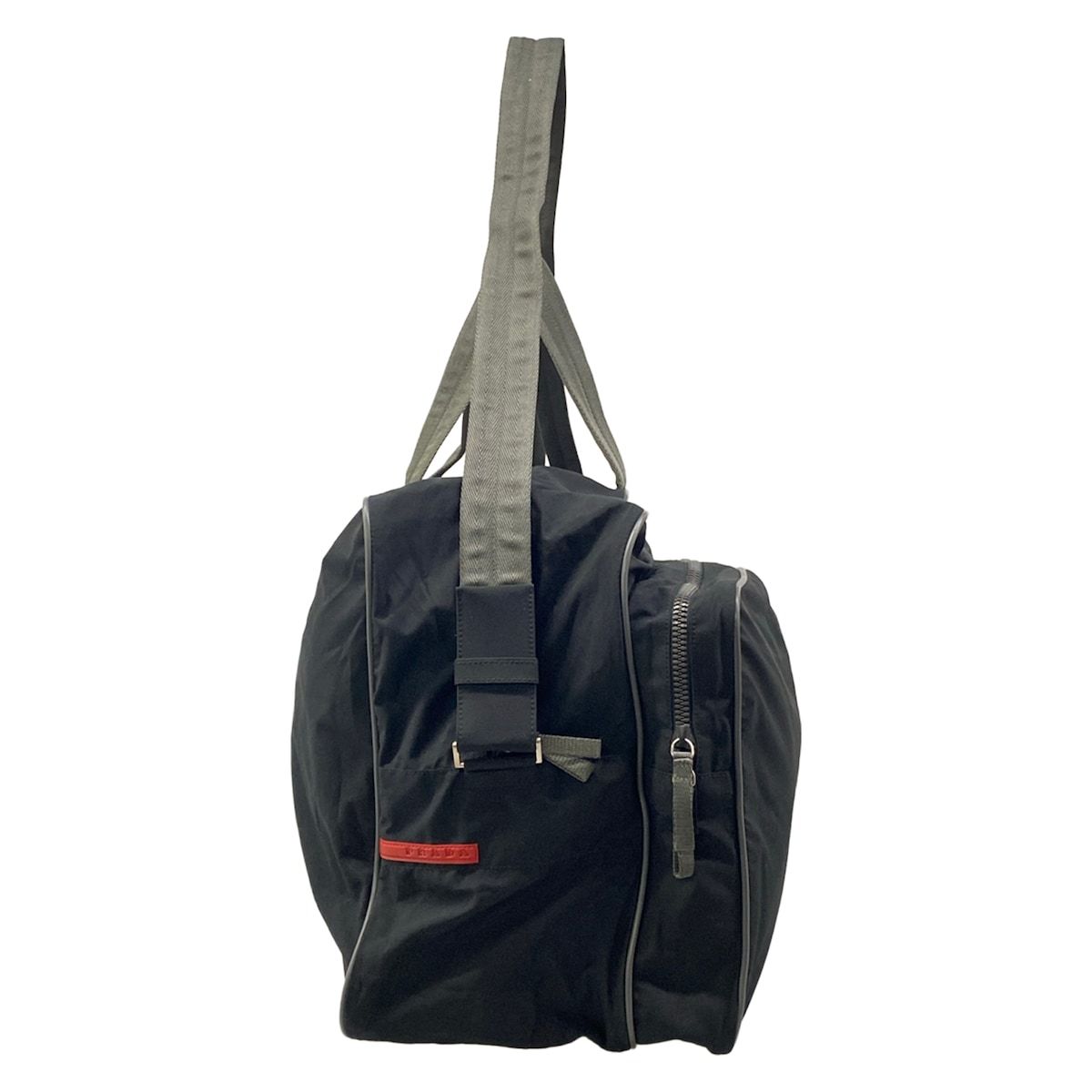 PRADA SPORT(プラダスポーツ) ボストンバッグ - 4V0456 黒×グレー