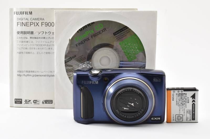 実用品 Fujifilm 富士フィルム Finepix F900EXR ブルー コンパクトデジタルカメラ #4282-3