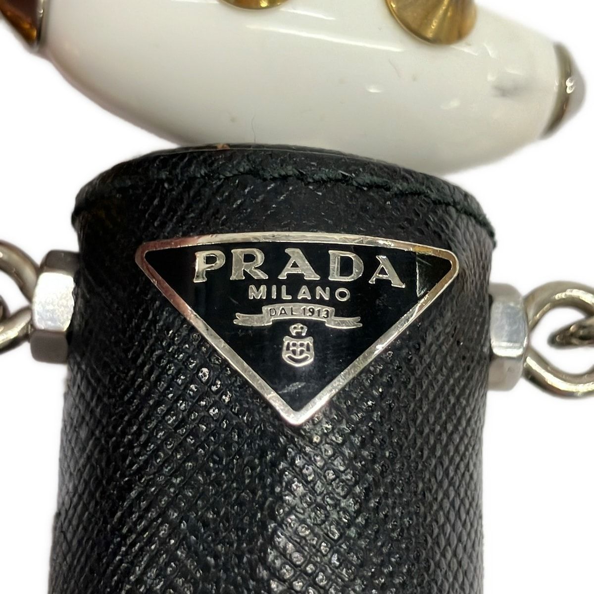 PRADA(プラダ) キーホルダー(チャーム) - 白×黒×マルチ ロボット